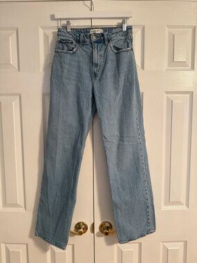 Abercrombie & Fitch Curve Love High Rise 90s Relaxed Jeans